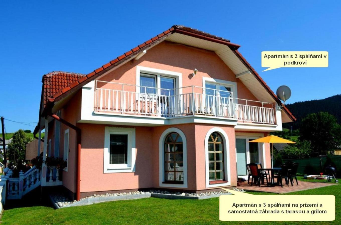 Apartmany Riviera A Chalupa Riviera Liptov, เบเชนยอวา ภายนอก รูปภาพ